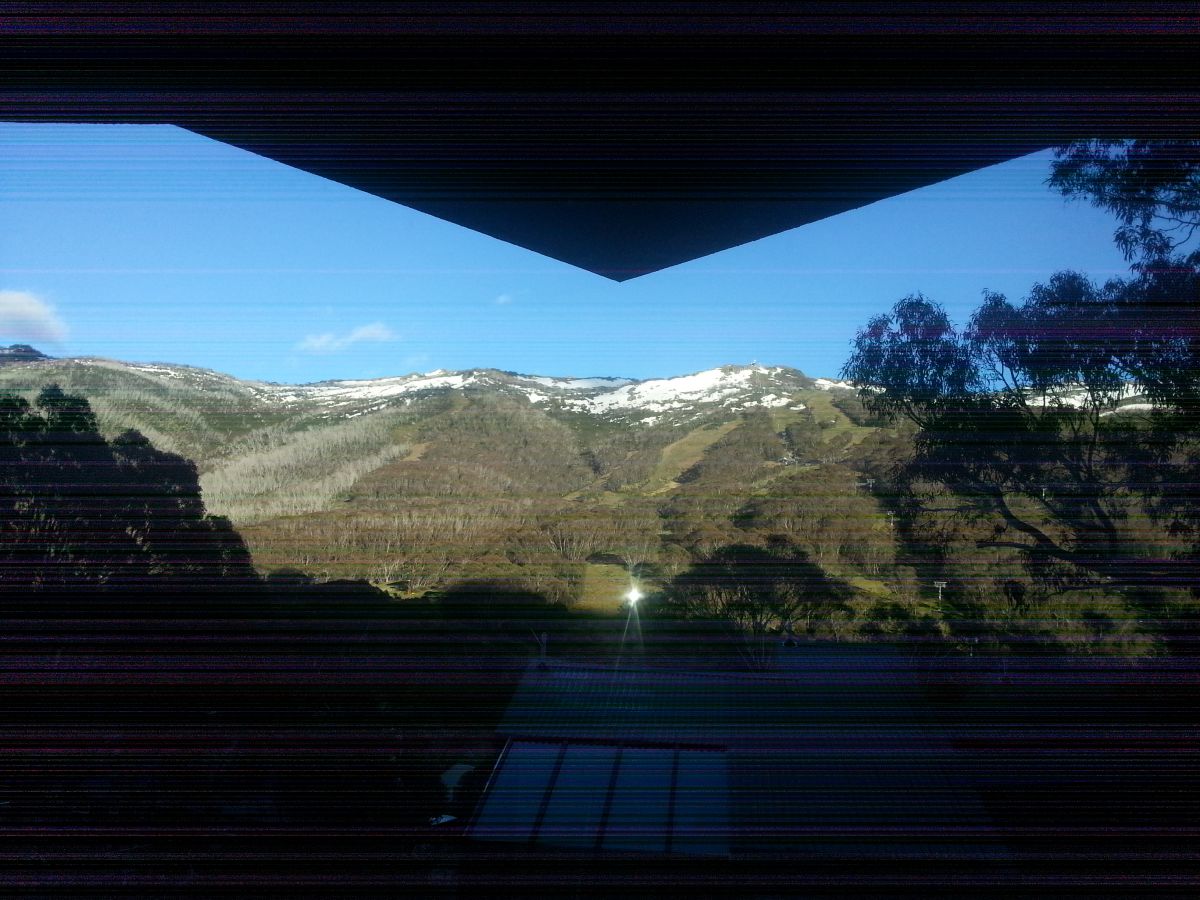 View from our accom of 'Eagles Nest' in Thredbo