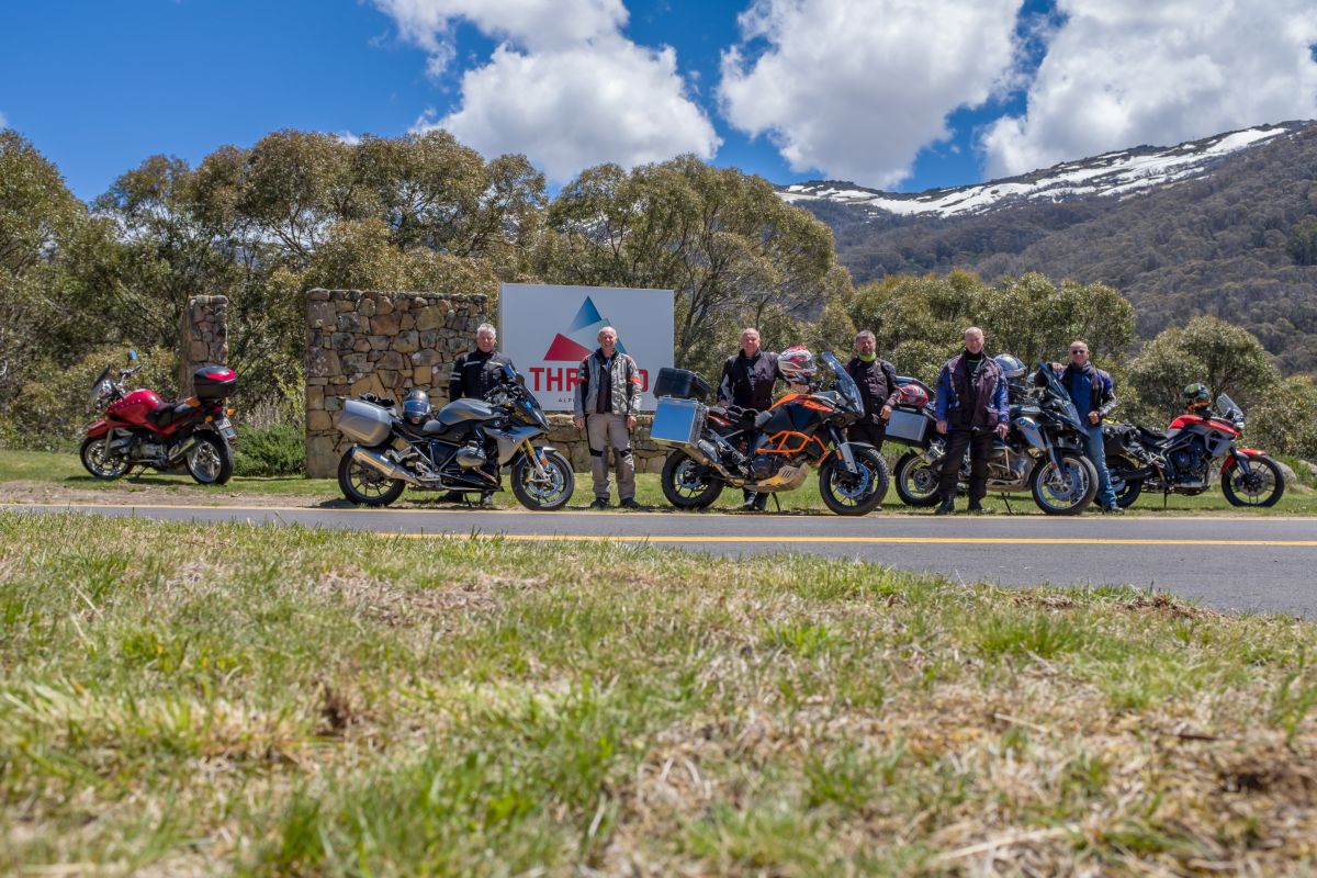 Group photo outside Thredbo